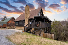 Cozy Cabin Hot Tub Balcony Smoky Mountain Group Retreat Mountains Are Calling by AvantStay